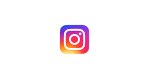 Multicolored Instagram logo with a camera icon centered on a white background.